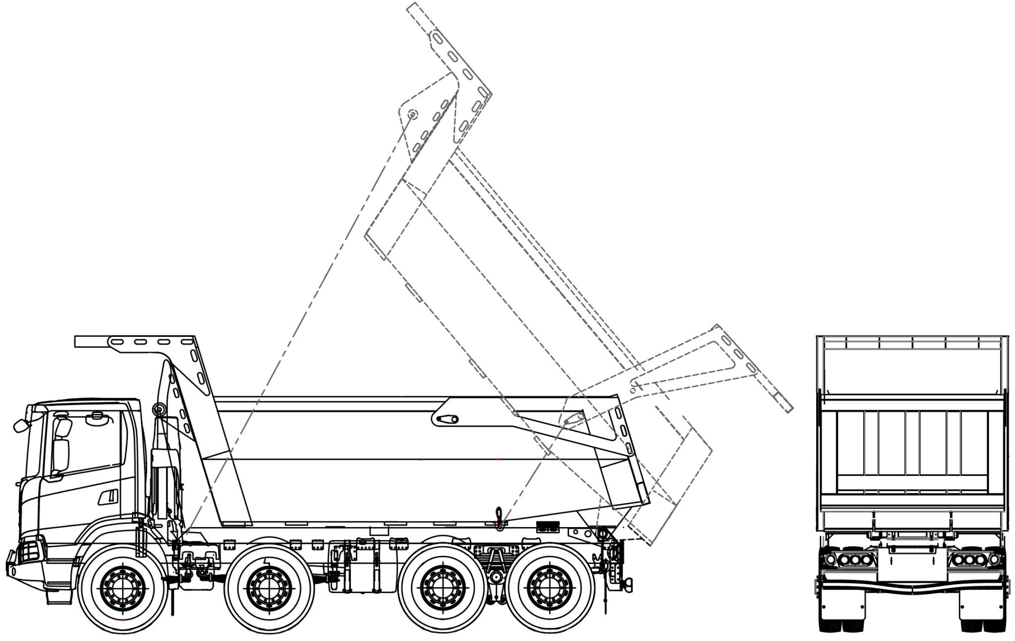 Rigid Rear End Tipper - SA Truck Bodies